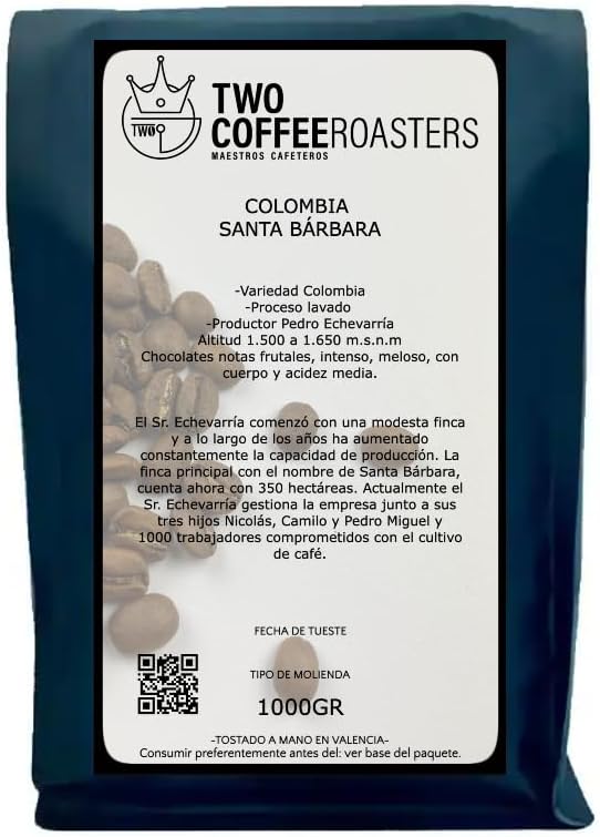 TWO COFFEE ROASTERS COLOMBIA SANTA BARBARA